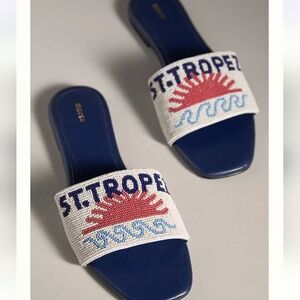 Maeve Fiona Beaded Sandals St. Tropez NIB